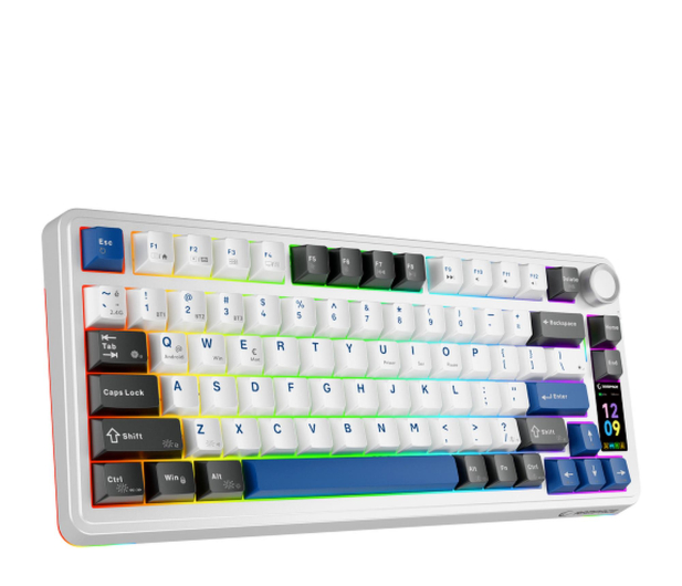 RAMPAGE Quell Pro mechaniczna Ekran, Gasket, Hot-Swap 2,4G + BT QUELLPRO-WHITE - 1370735 - zdjęcie 7